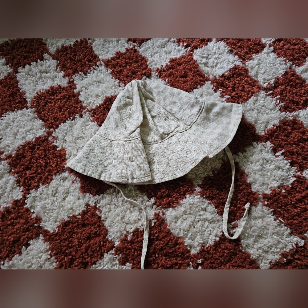 Rylee + Cru Cream Sun Hat with Chin Strap
